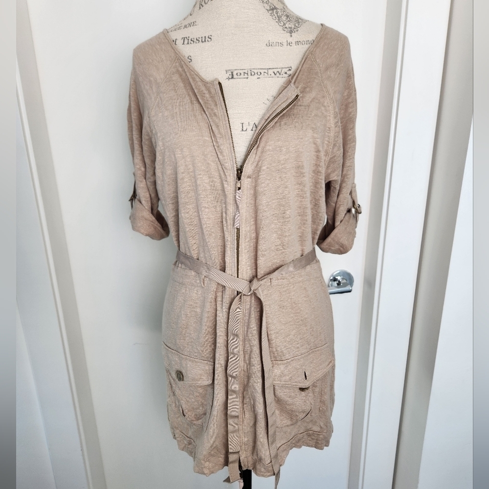 Olsen Linen Safari Sweater Jacket